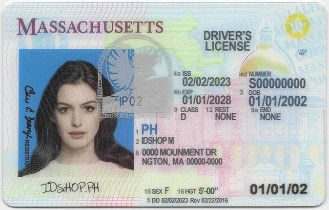 Massachusetts Fake ID