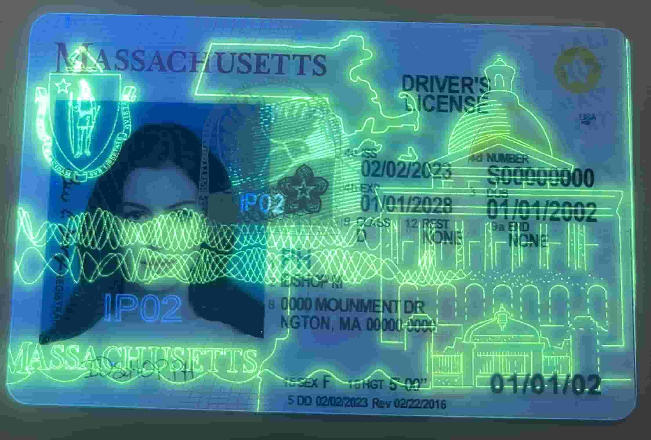 Massachusetts Fake ID