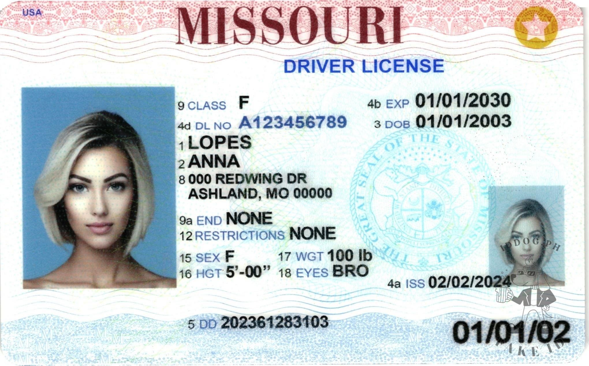 Missouri Fake ID