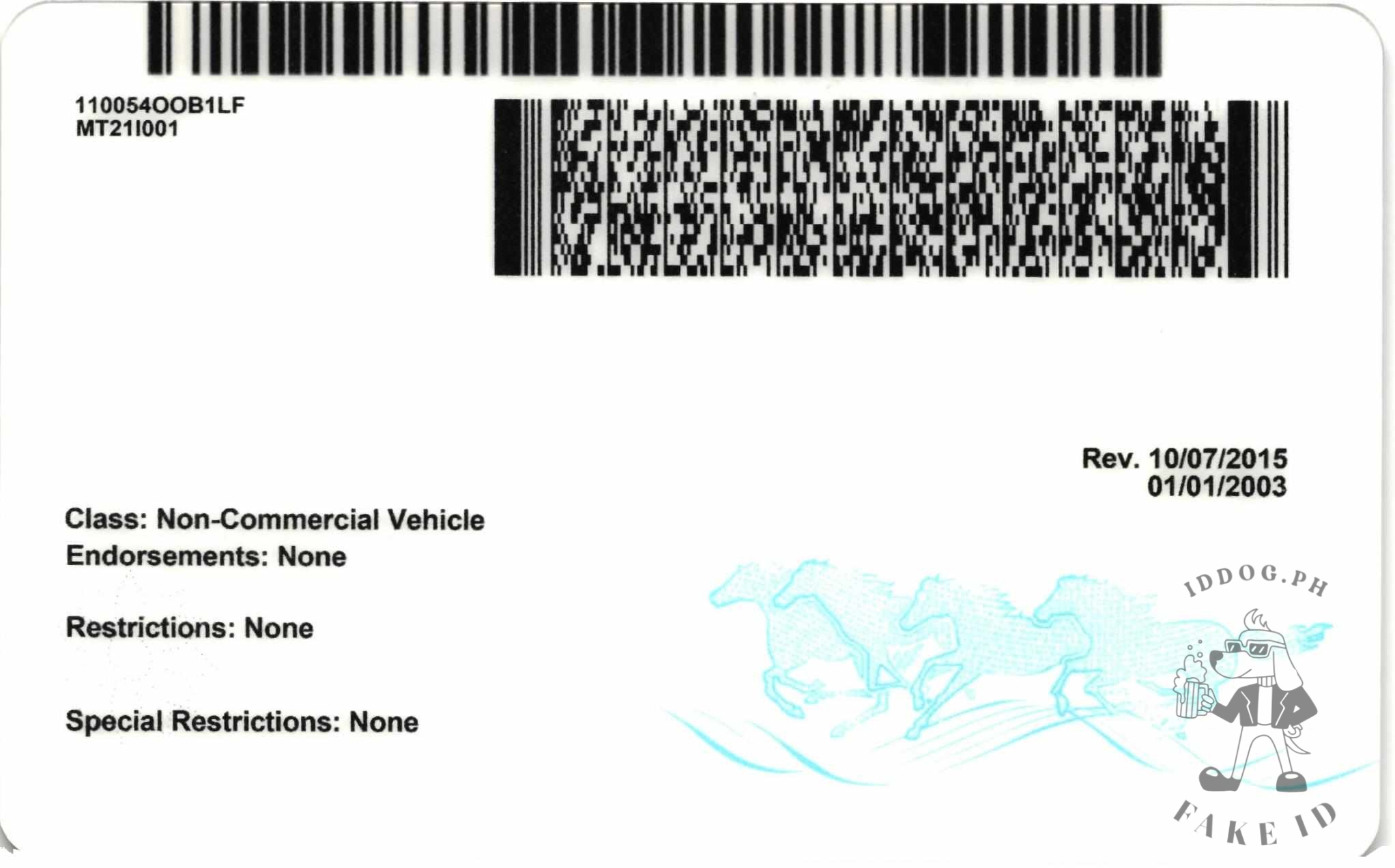 Montana Fake ID