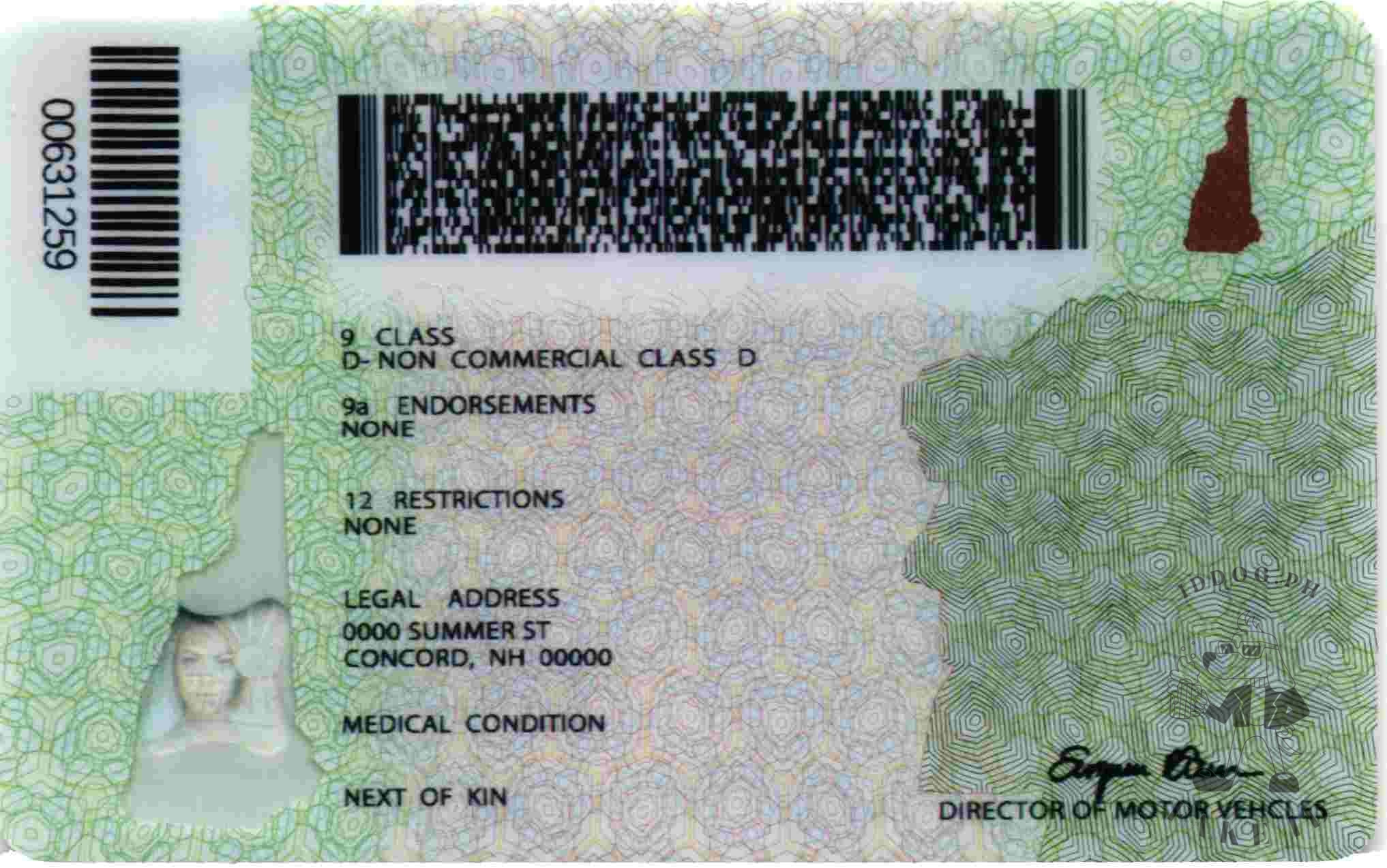 New Hampshire Fake ID