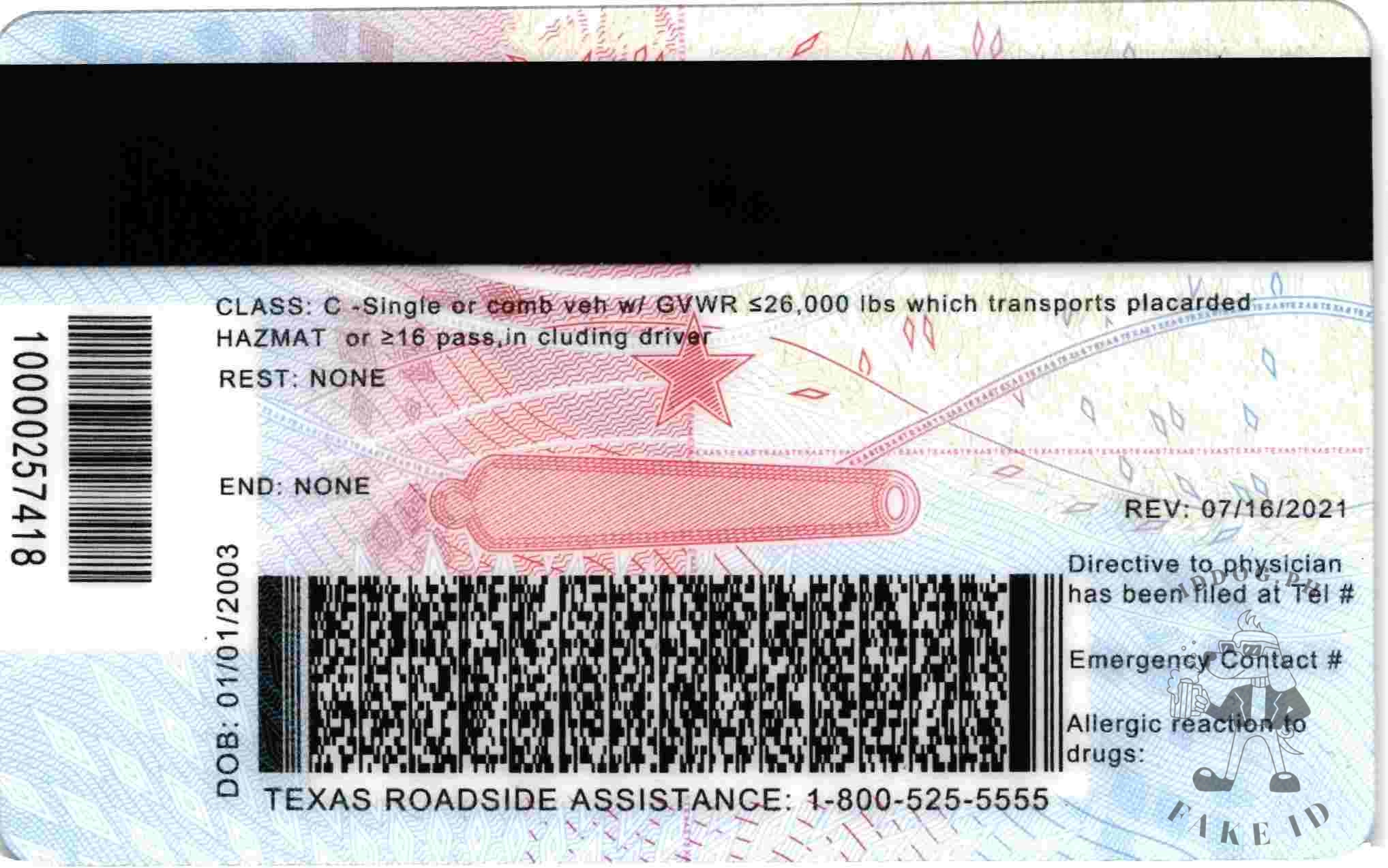 Texas Fake ID