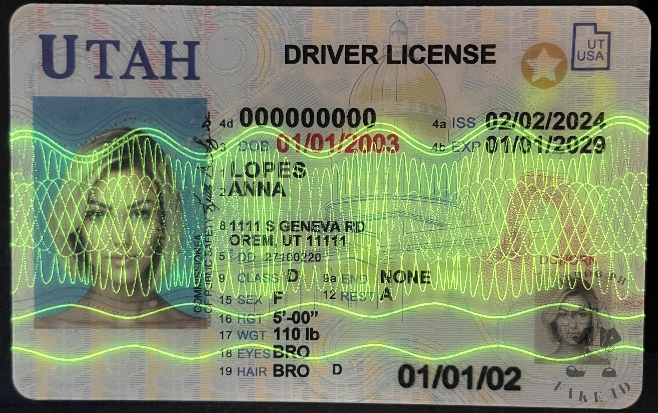 Utah Fake ID