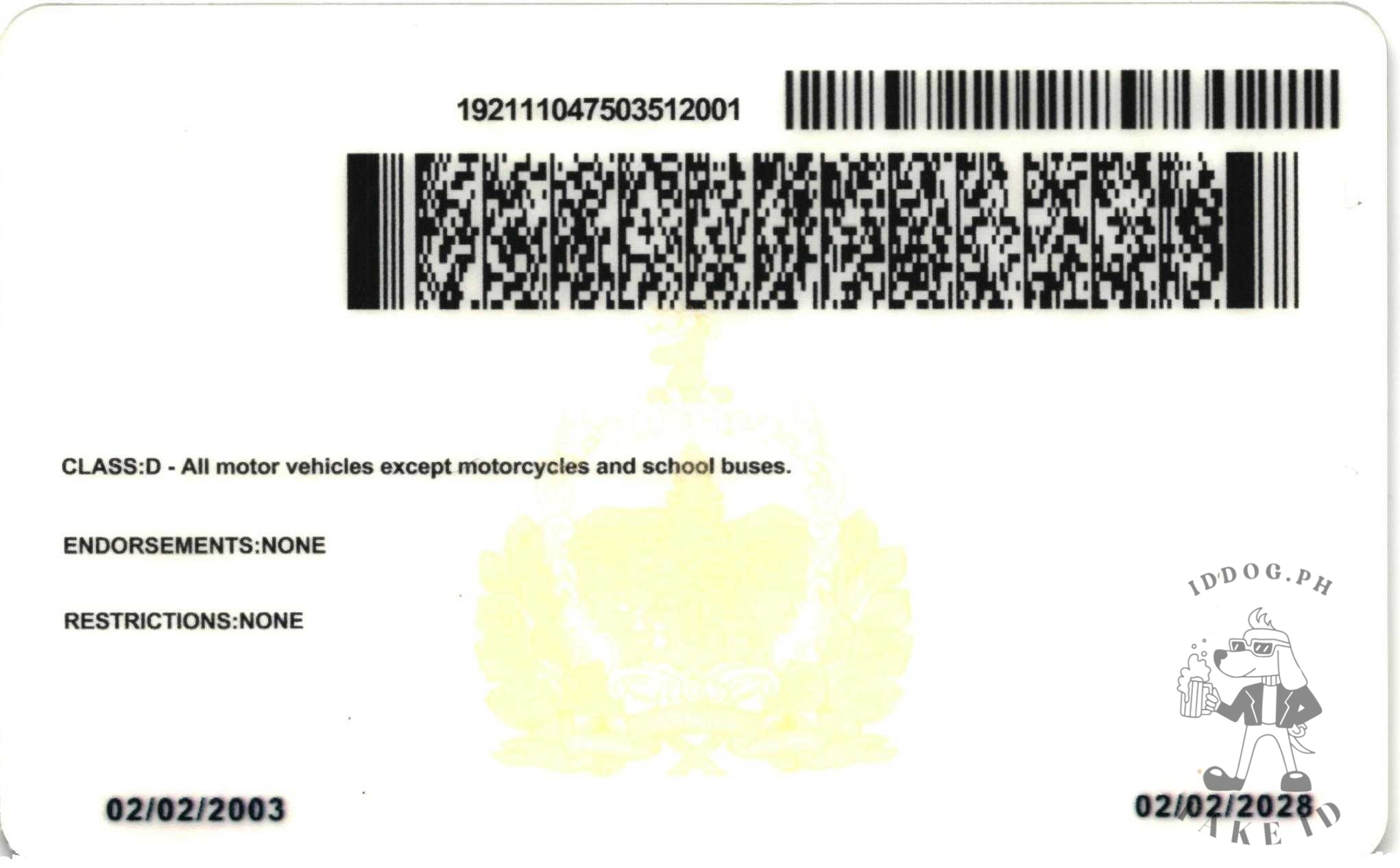 Vermont Fake ID