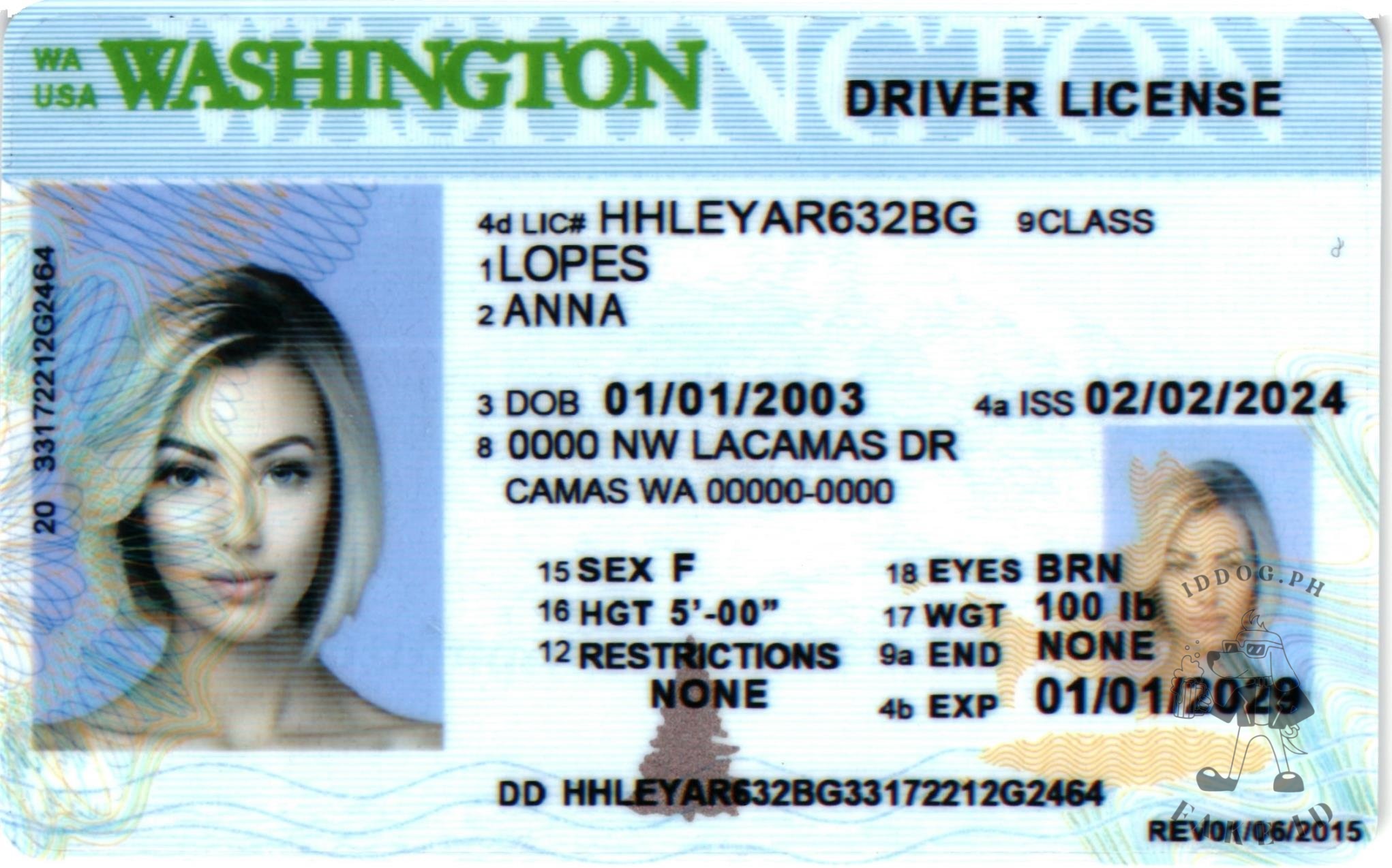 Washington Fake ID