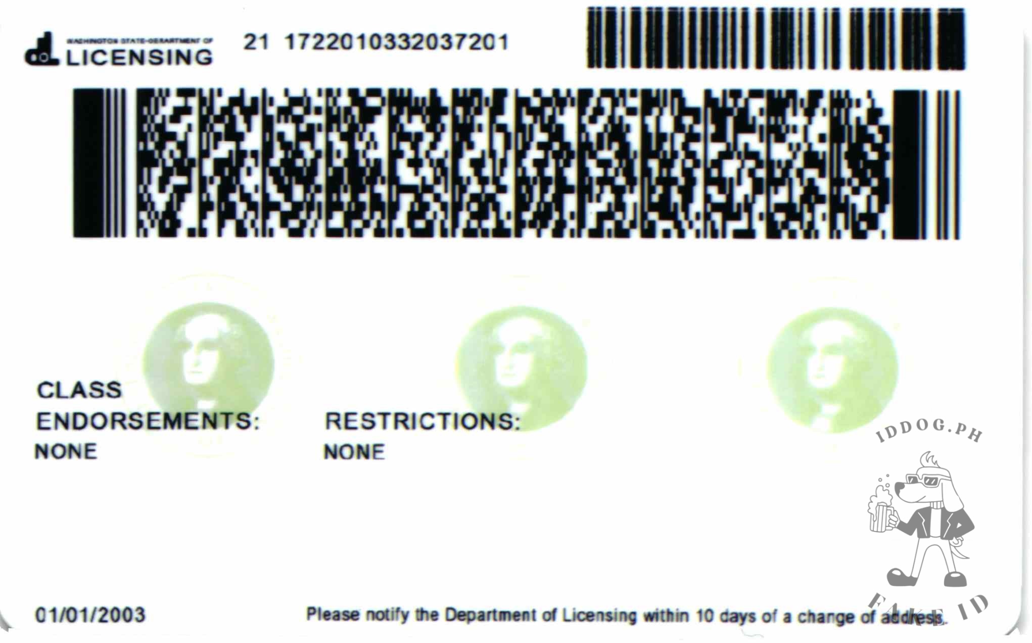 Washington Fake ID