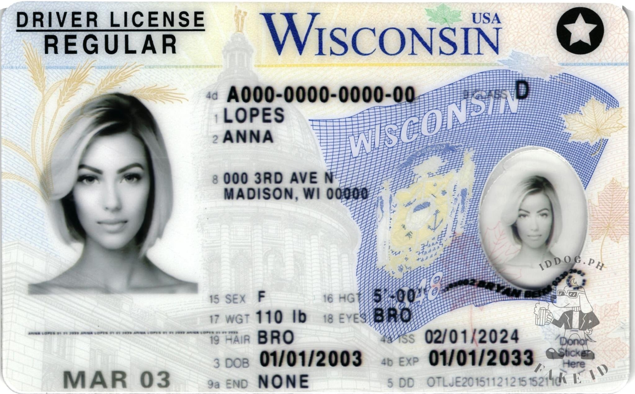 Wisconsin Fake ID