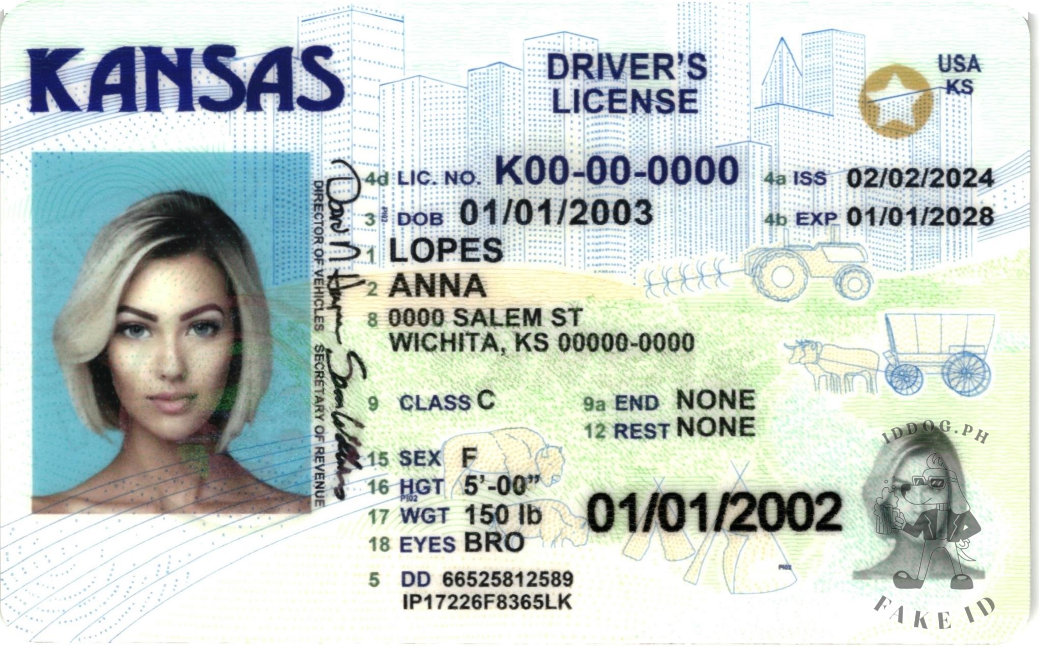 Kansas Fake ID
