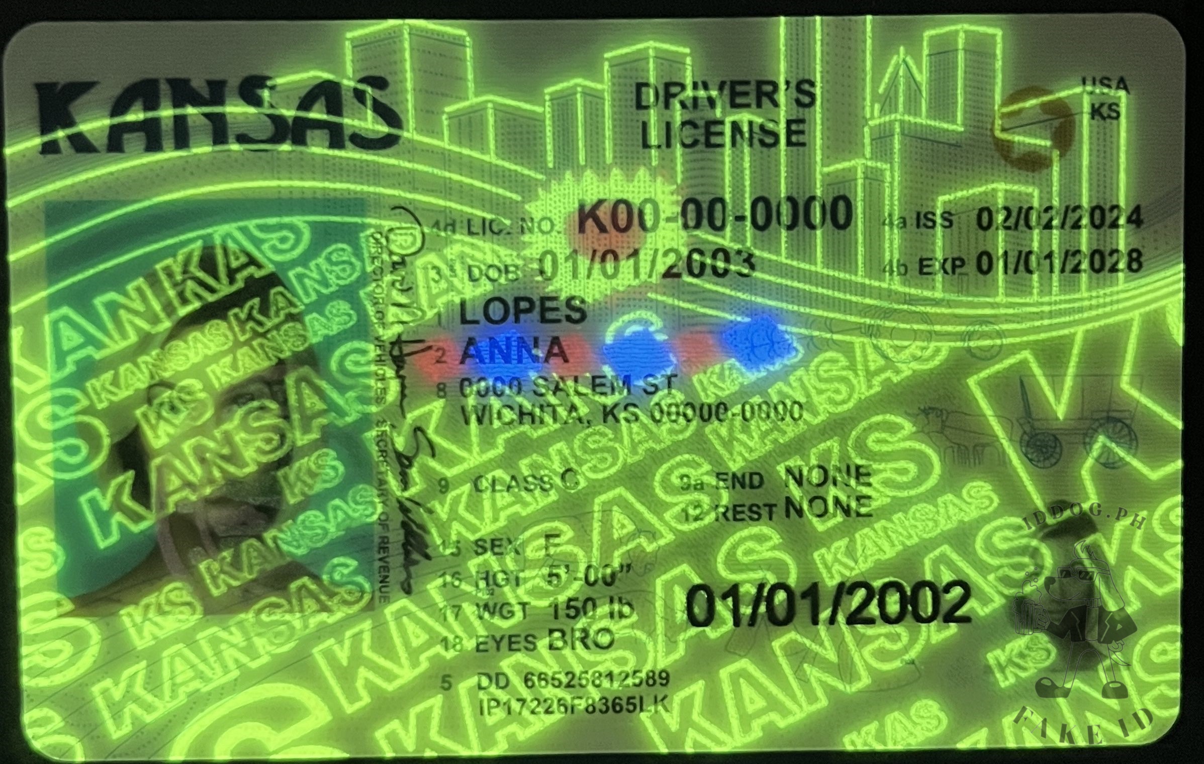 Kansas Fake ID