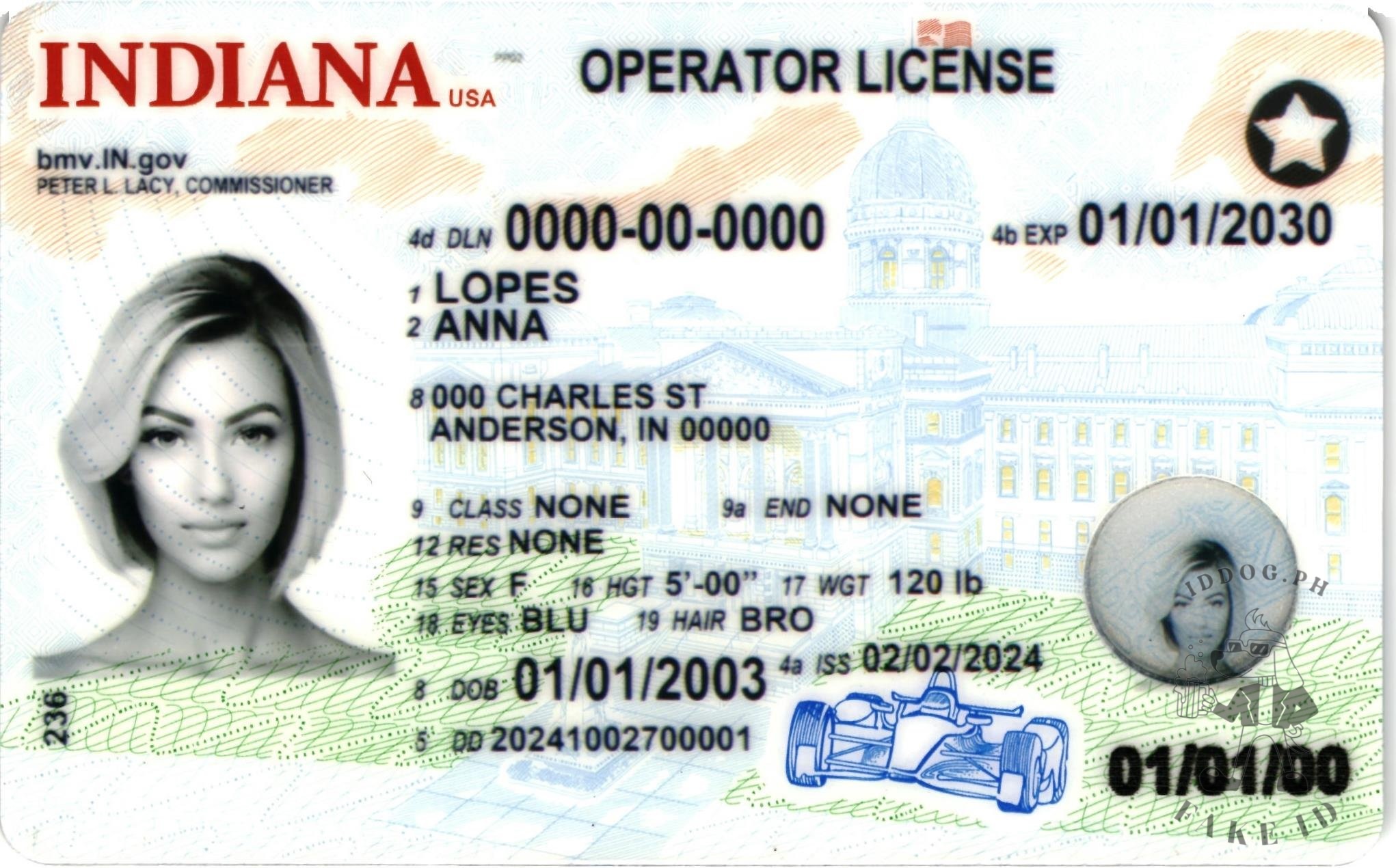 Indiana Fake ID