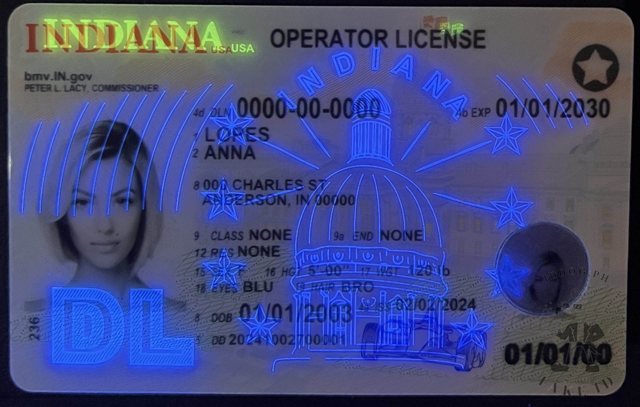 Indiana Fake ID