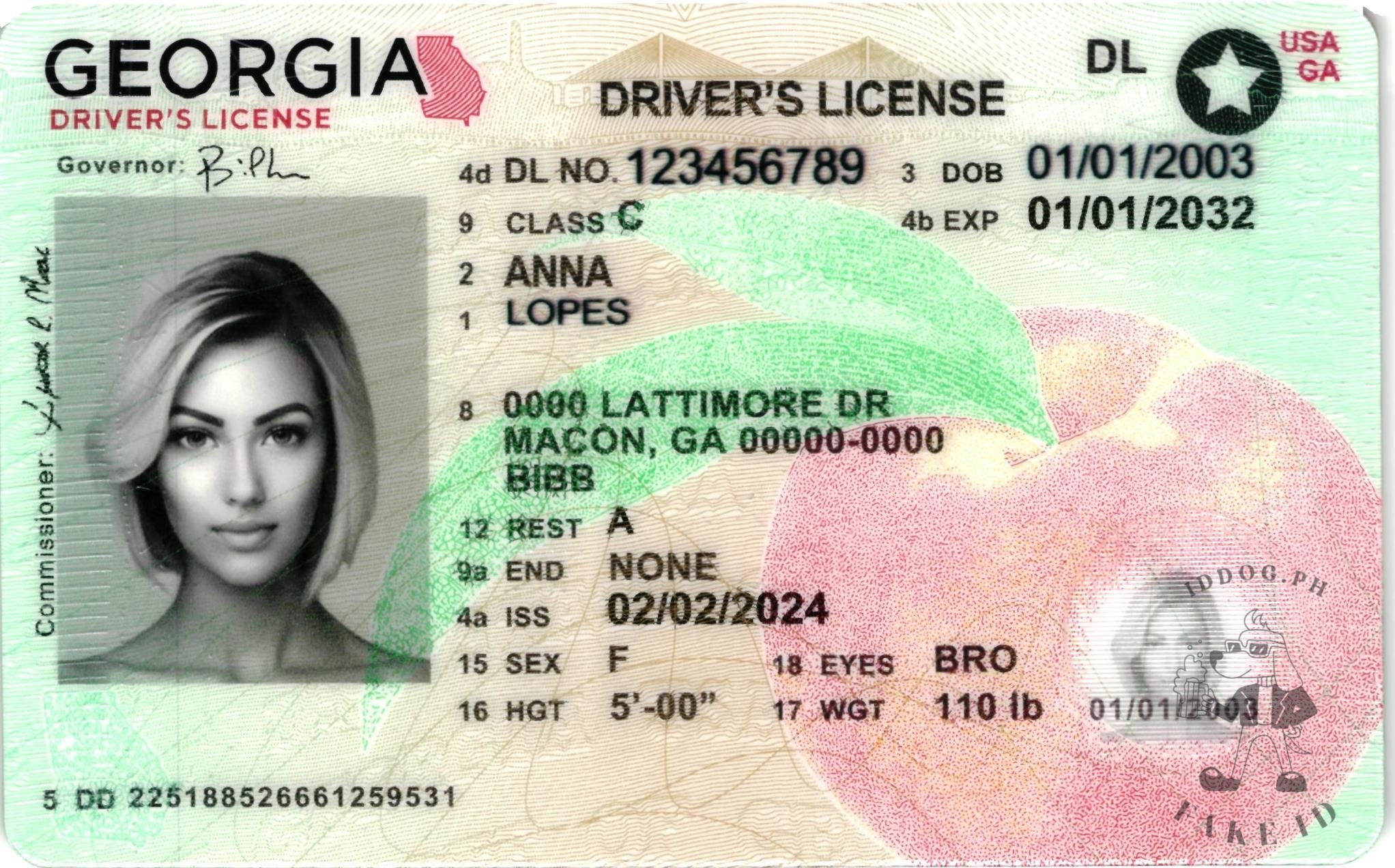 Georgia Fake ID