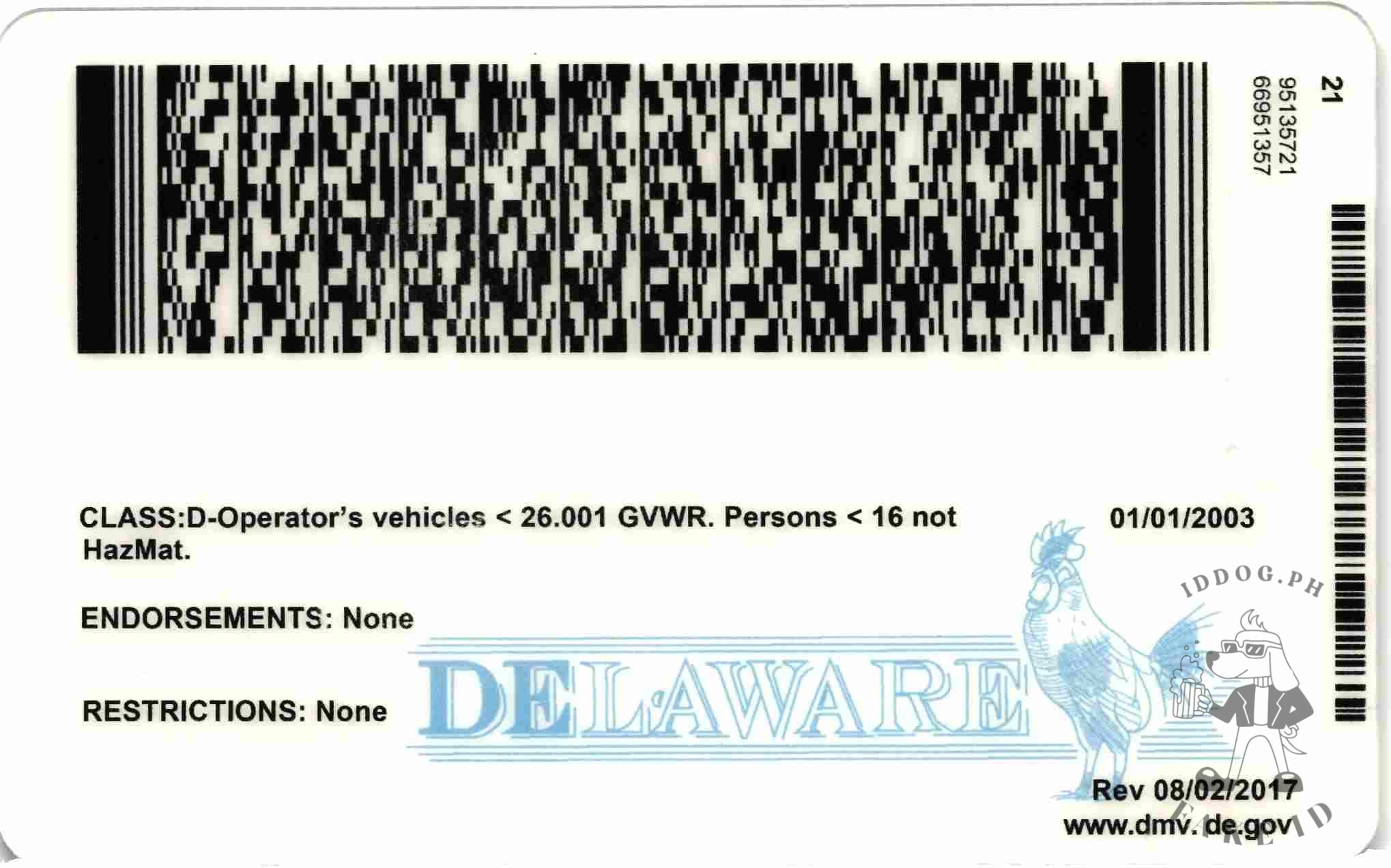 Delaware Fake ID