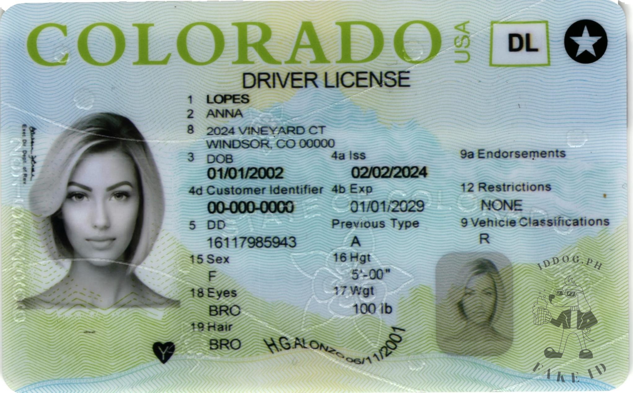 Colorado Fake ID