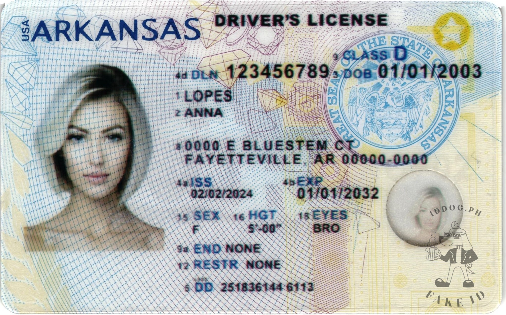 Arkansas Fake ID