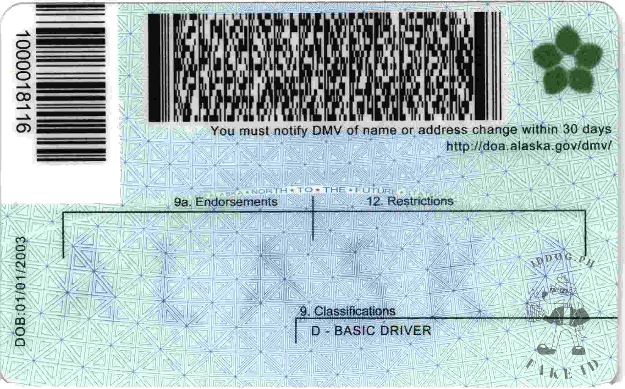 Alaska Fake ID