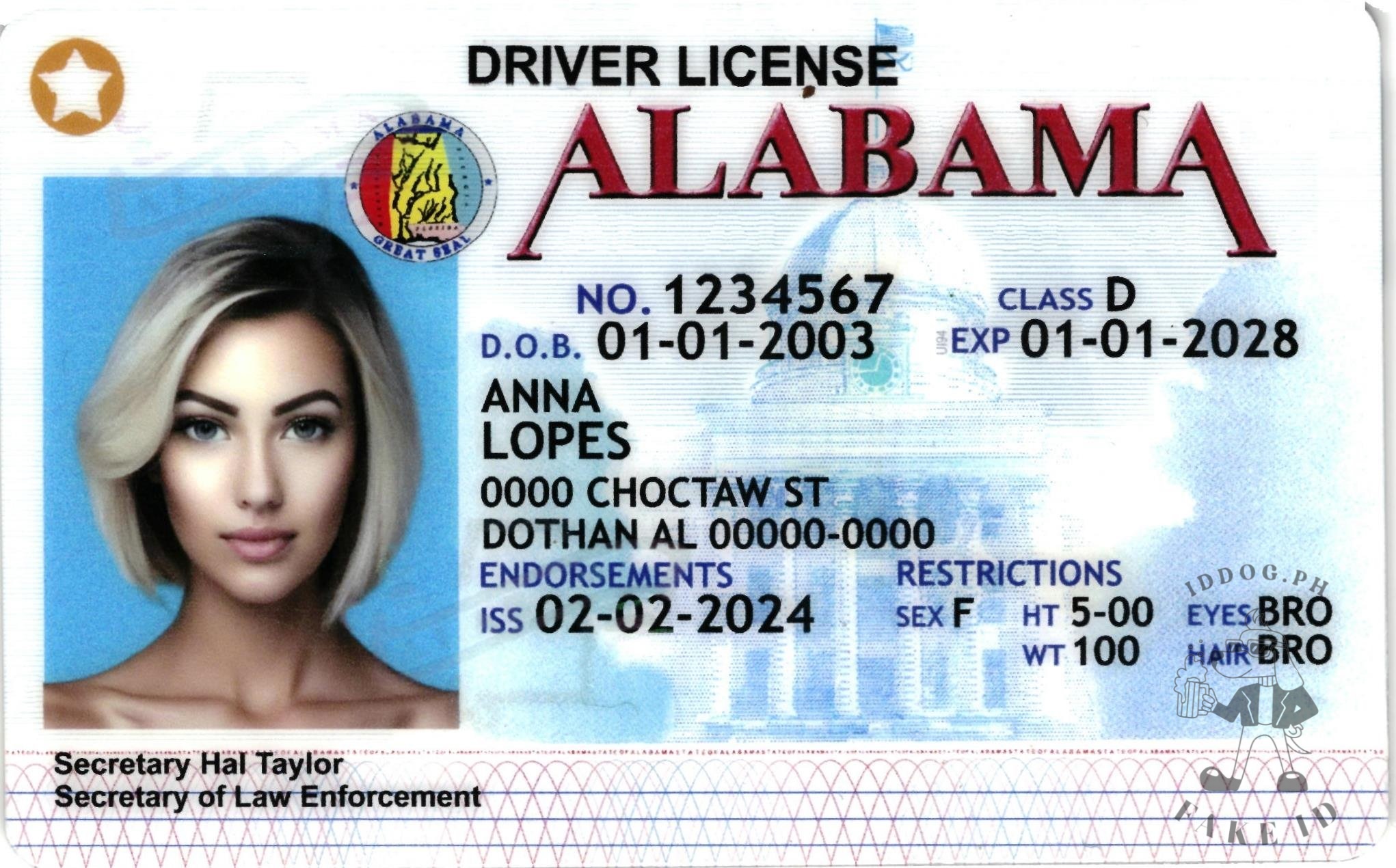Alabama Fake ID