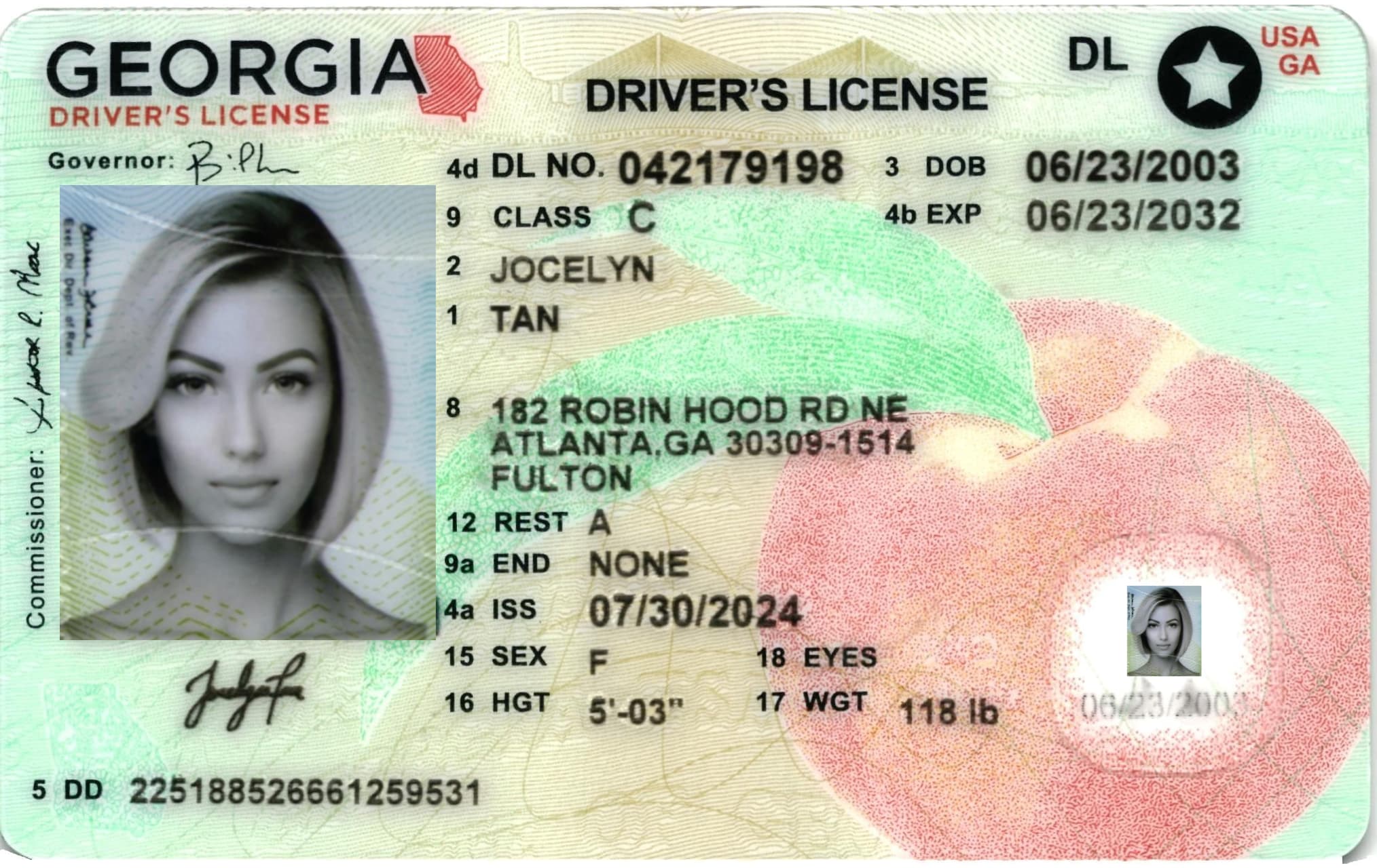 Georgia Fake ID-(NEW)