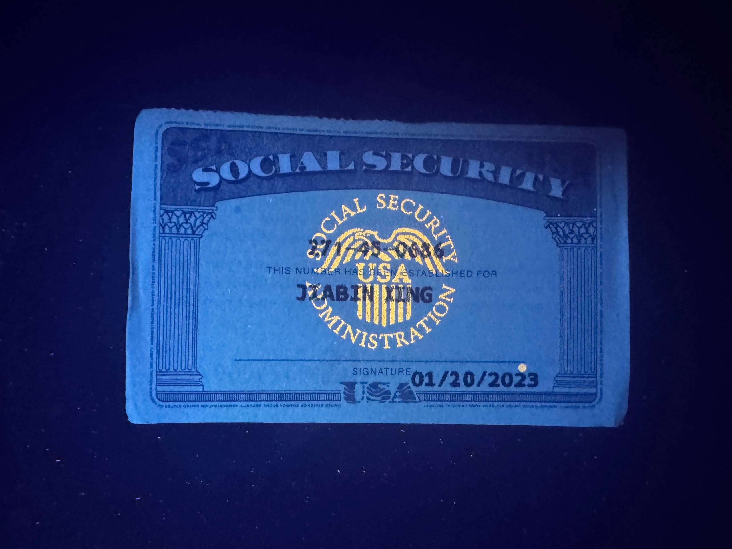 SOCLAL SECURITY Fake ID(SSN)