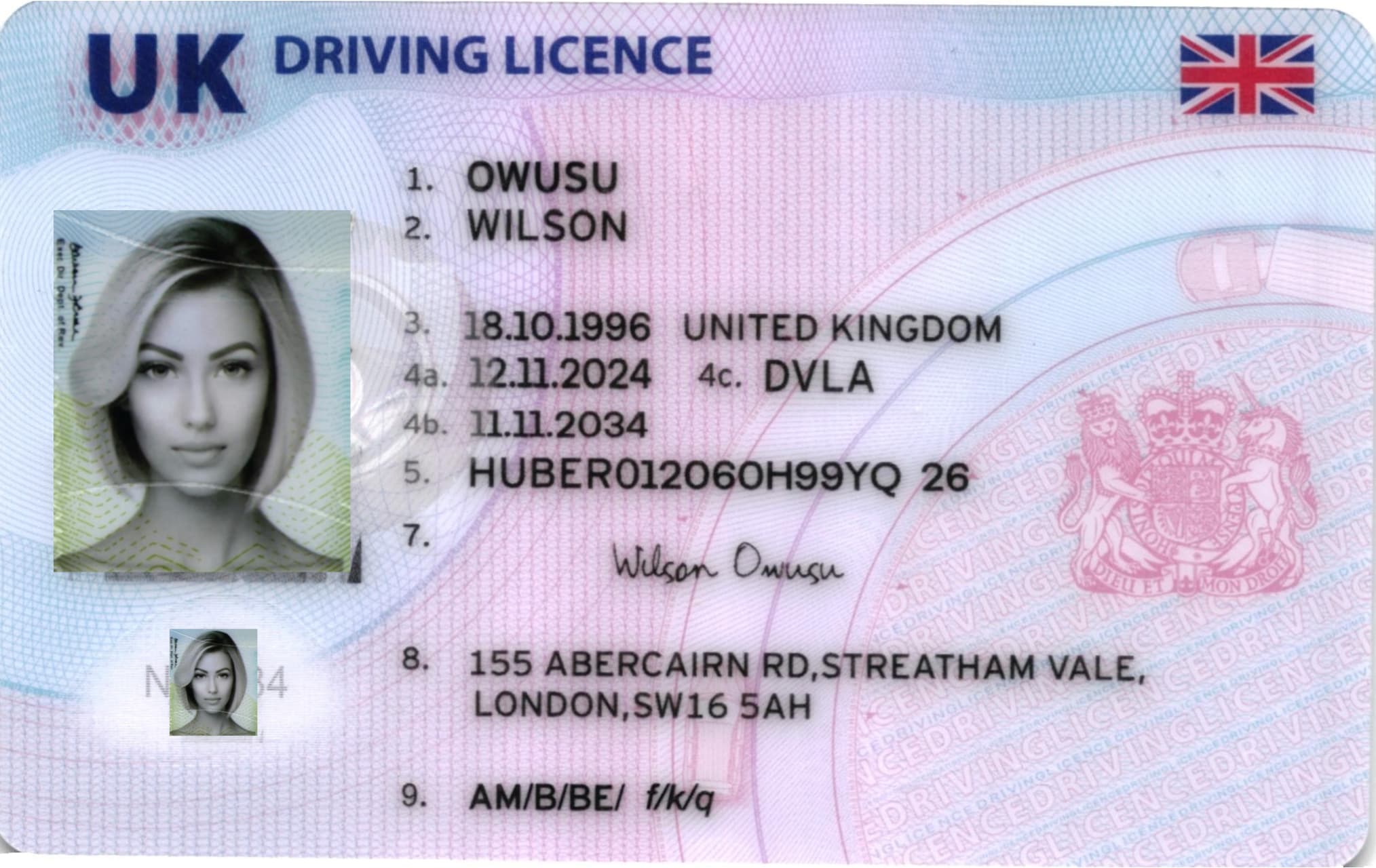 United Kingdom (UK) Fake ID