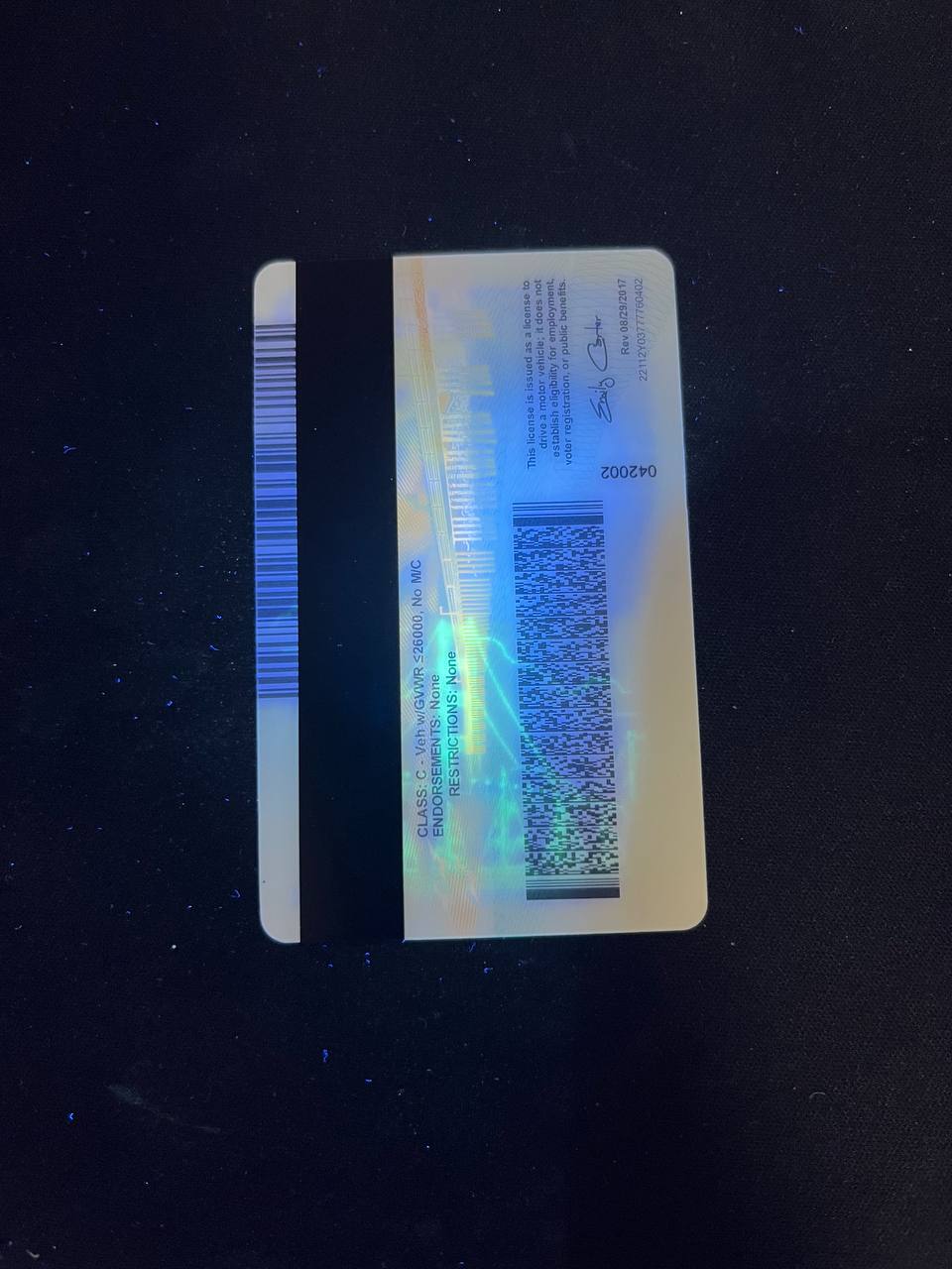 California(U21) Fake ID