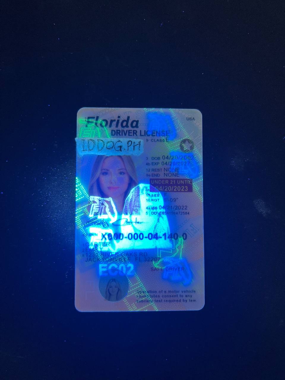 Florida(U21) Fake ID