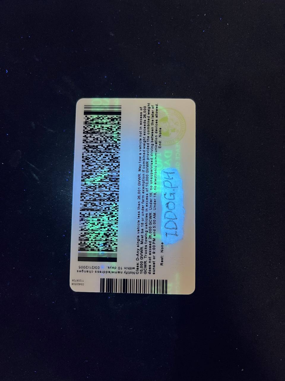 North Dakota(U21) Fake ID