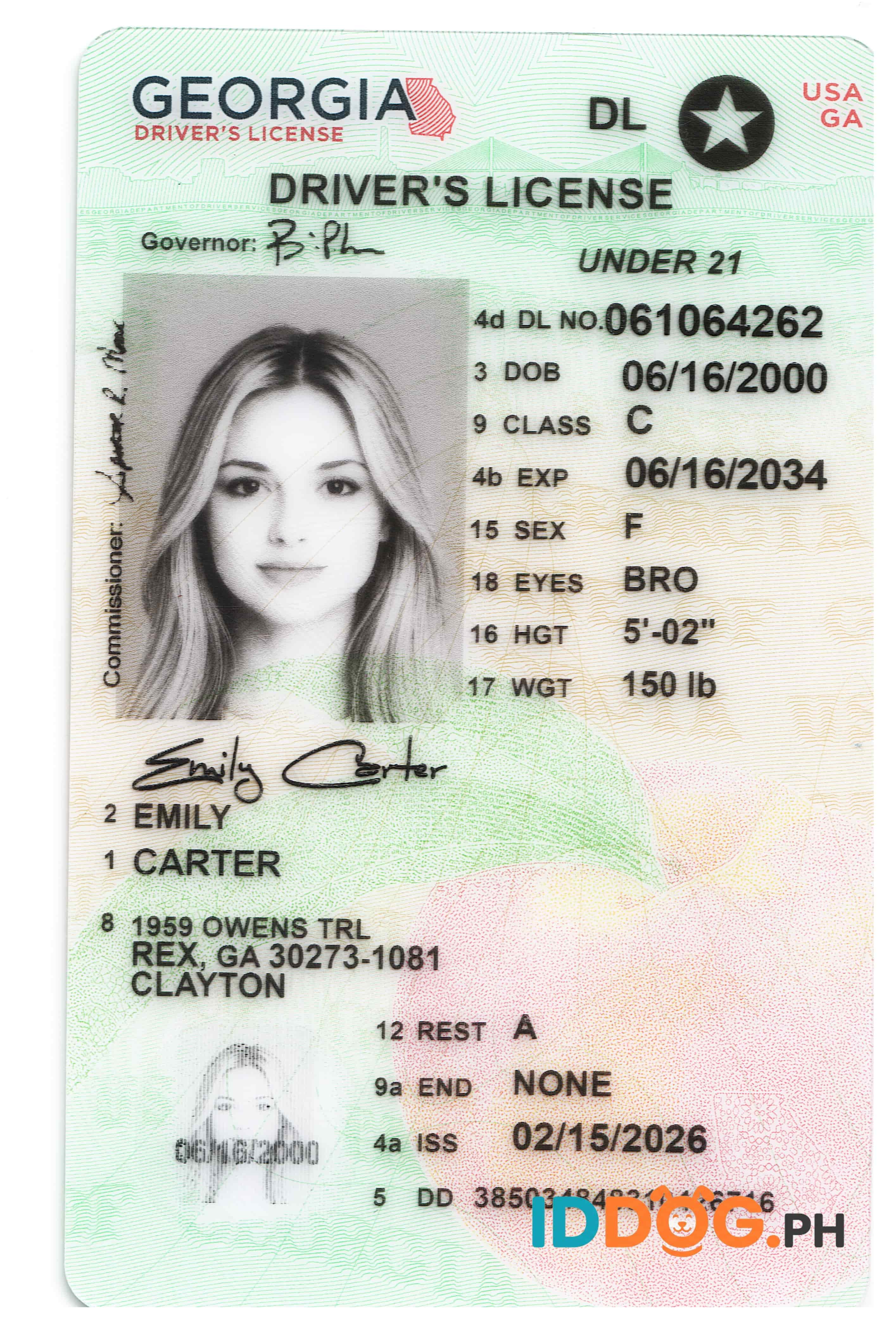 Georgia(U21) Fake ID