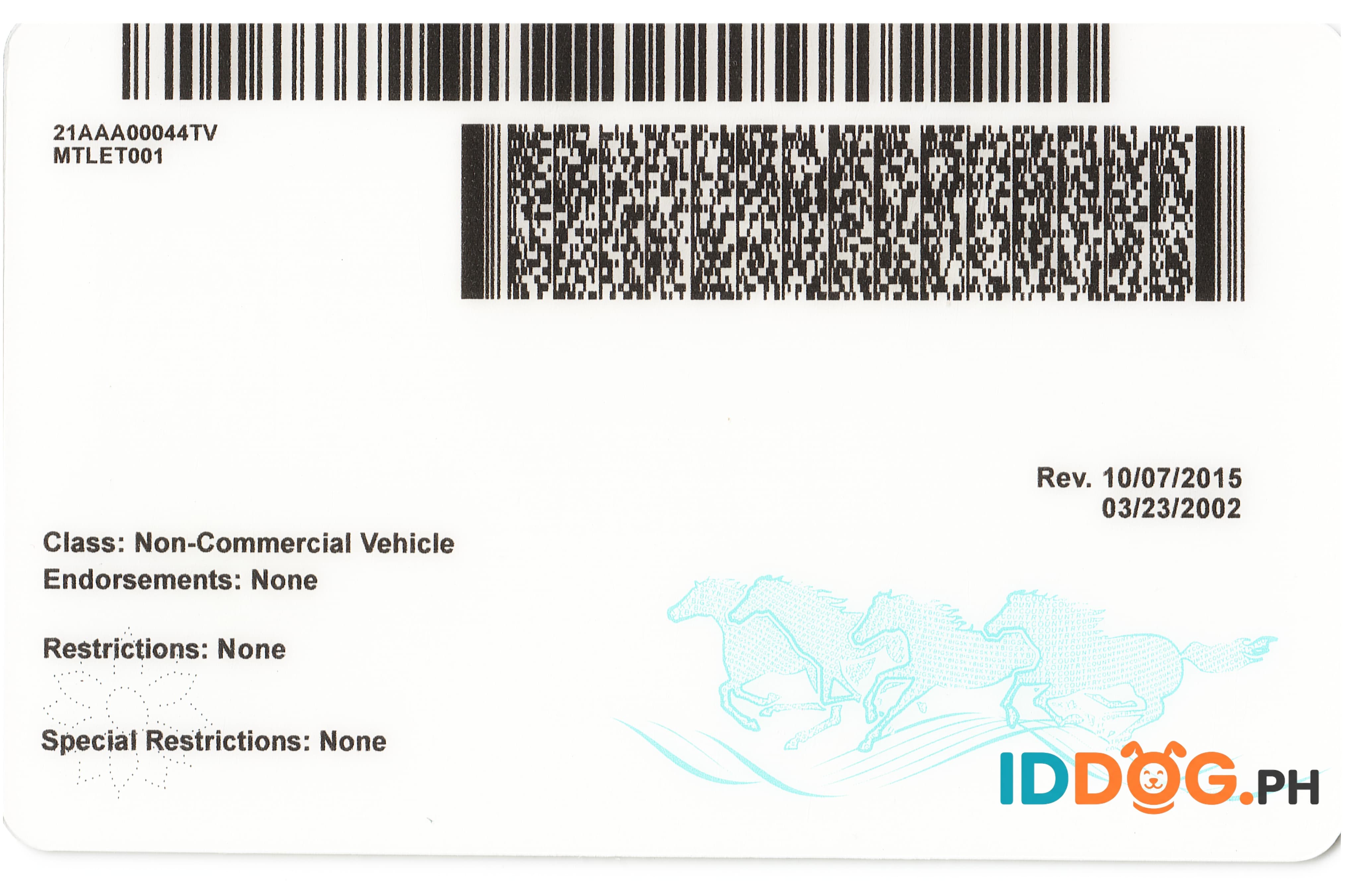 Montana-2(O21) Fake ID