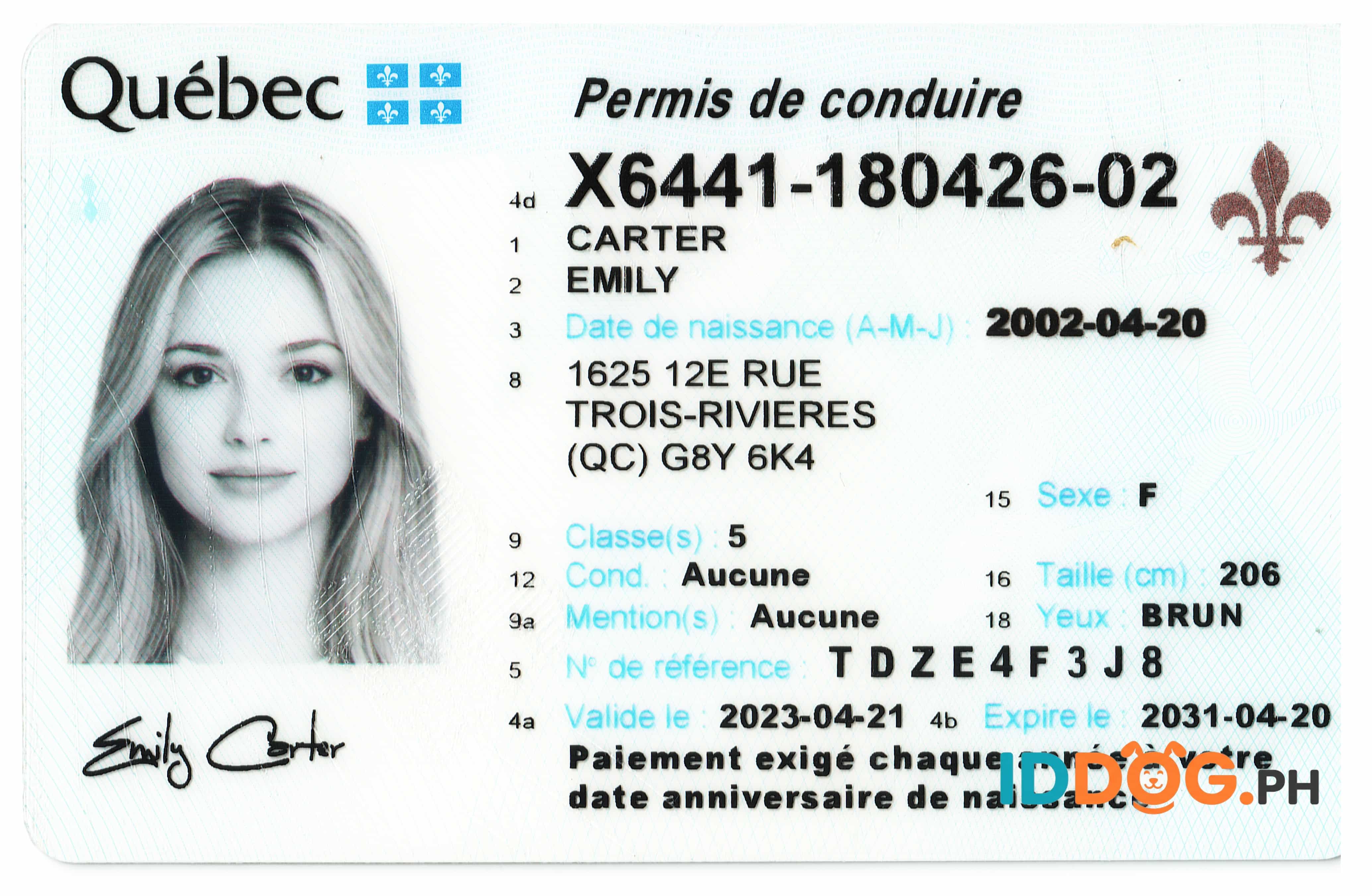 Quebec Fake ID