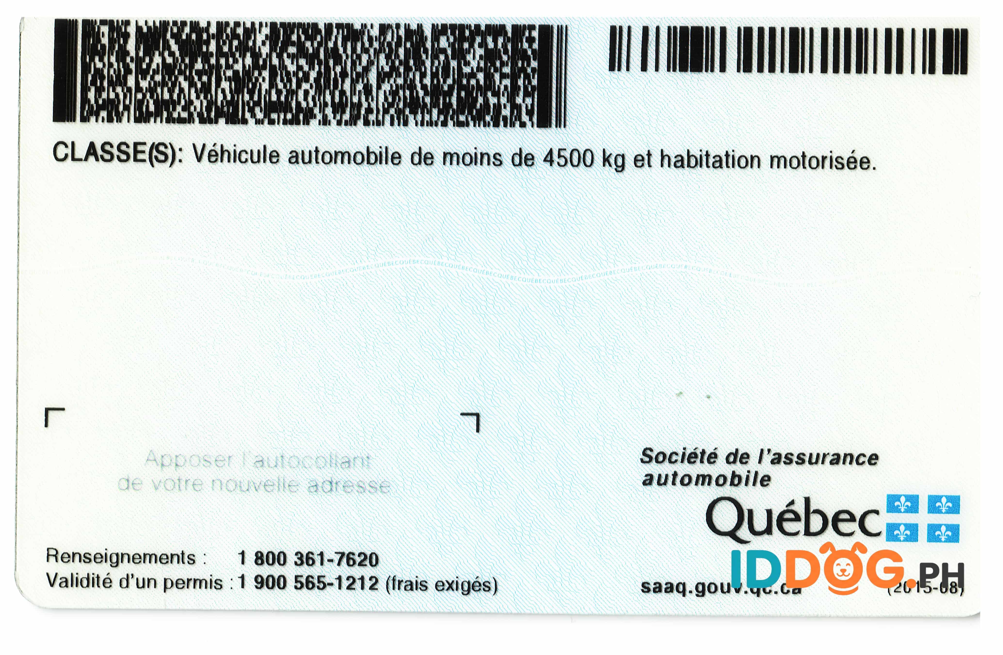 Quebec Fake ID