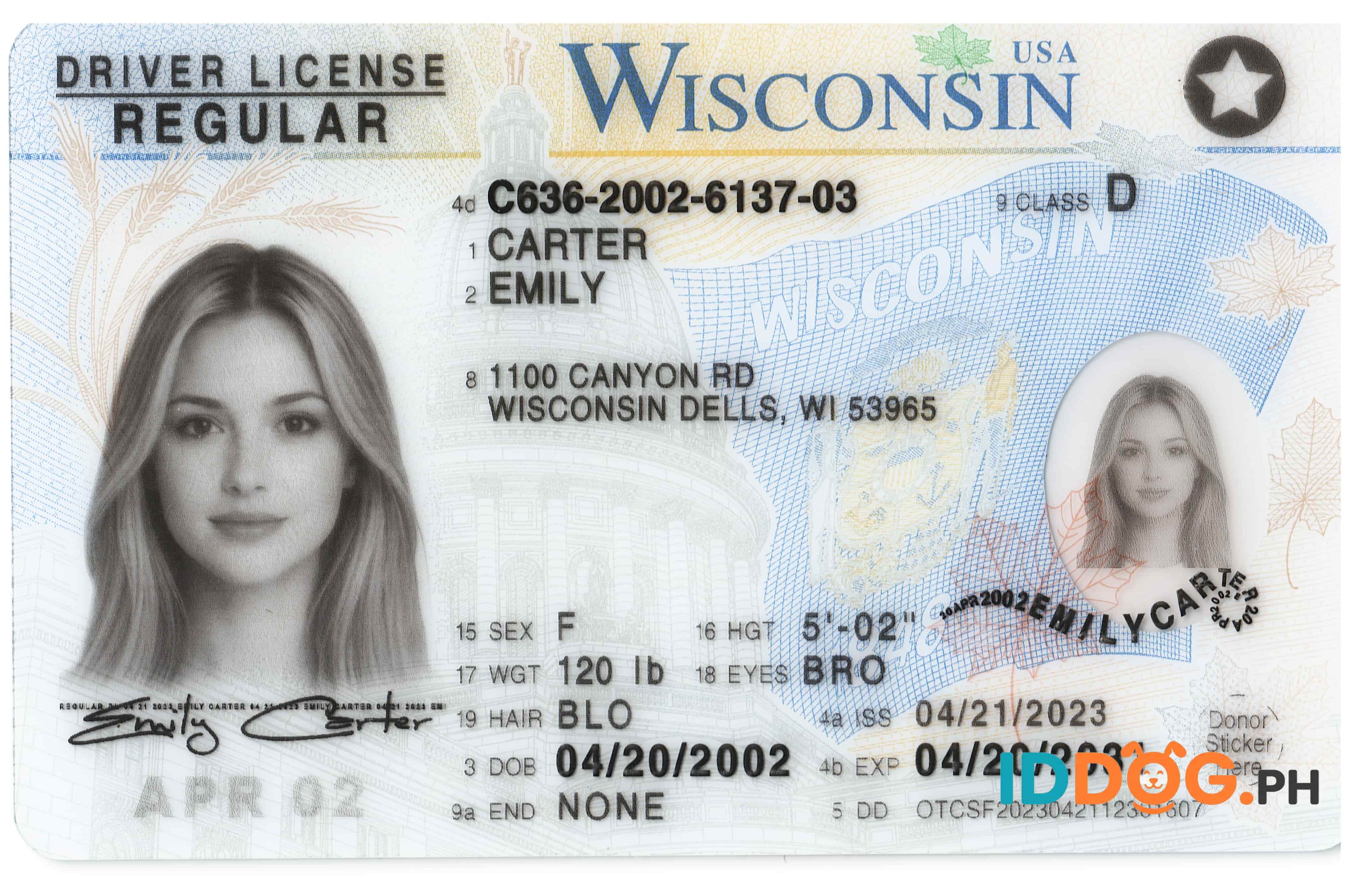 Wisconsin-2(O21) Fake ID