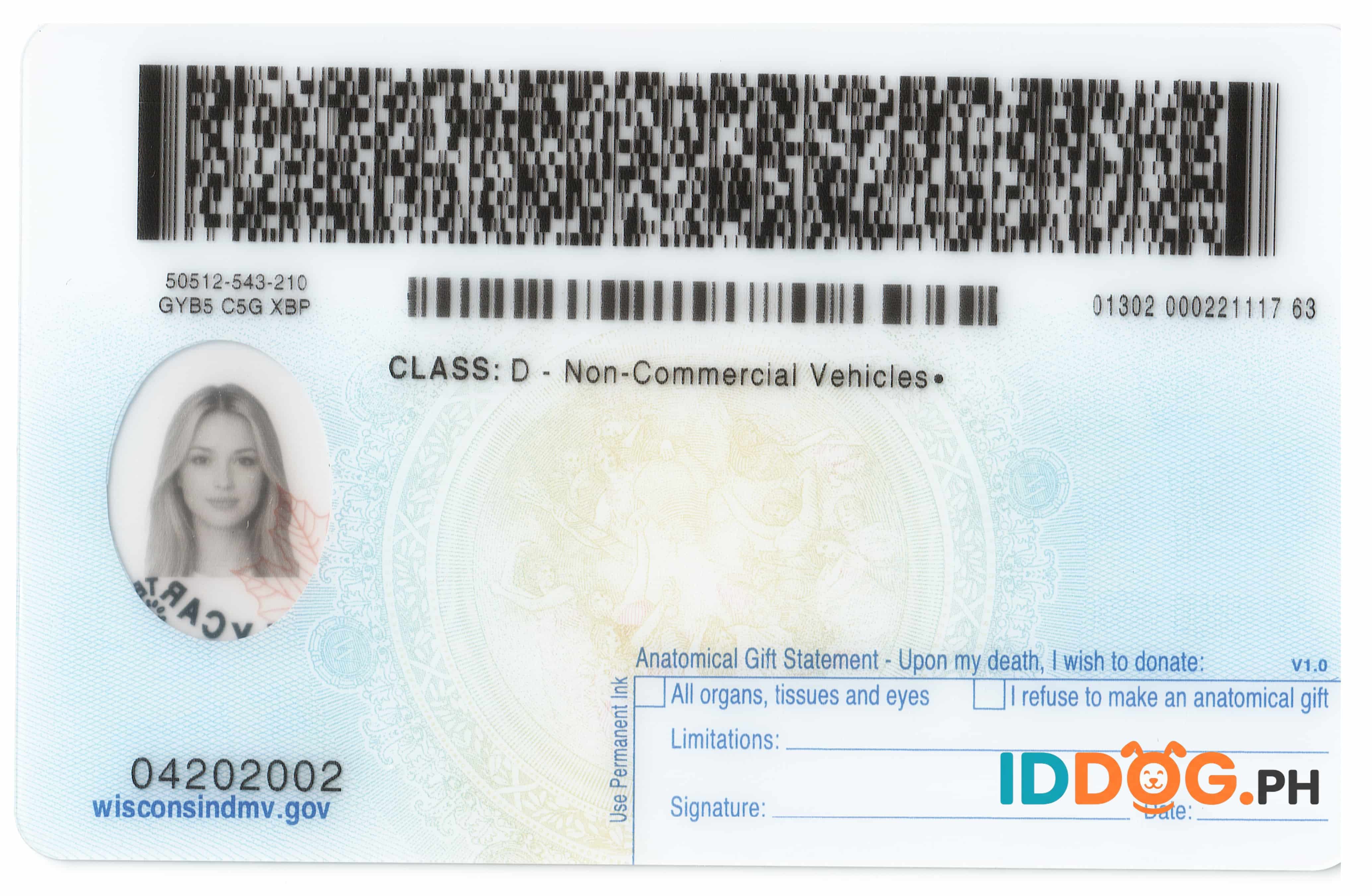 Wisconsin-2(O21) Fake ID