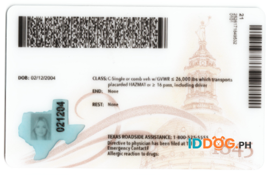 Texas (NEW) Fake ID