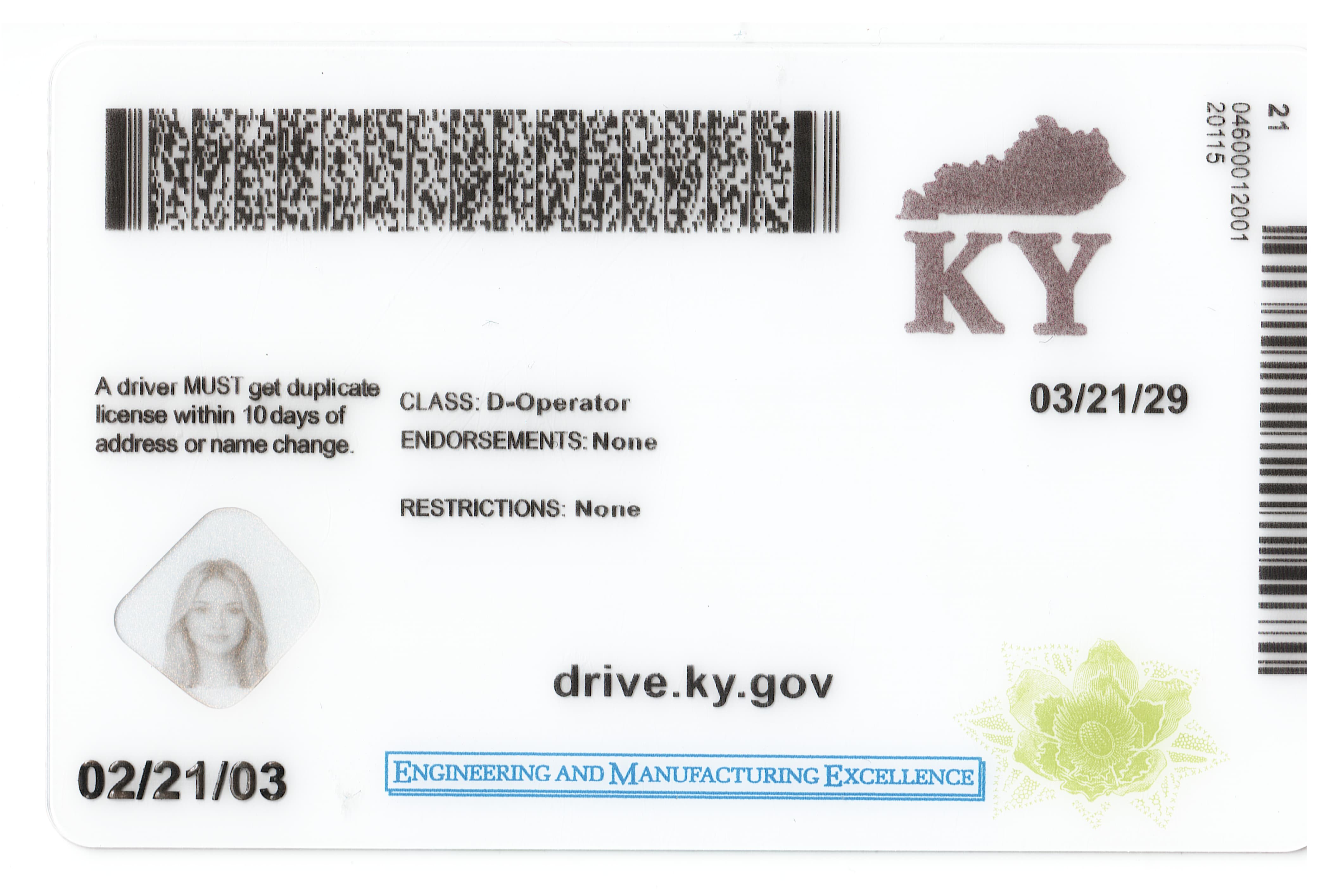 Kentucky Fake ID-(NEW)