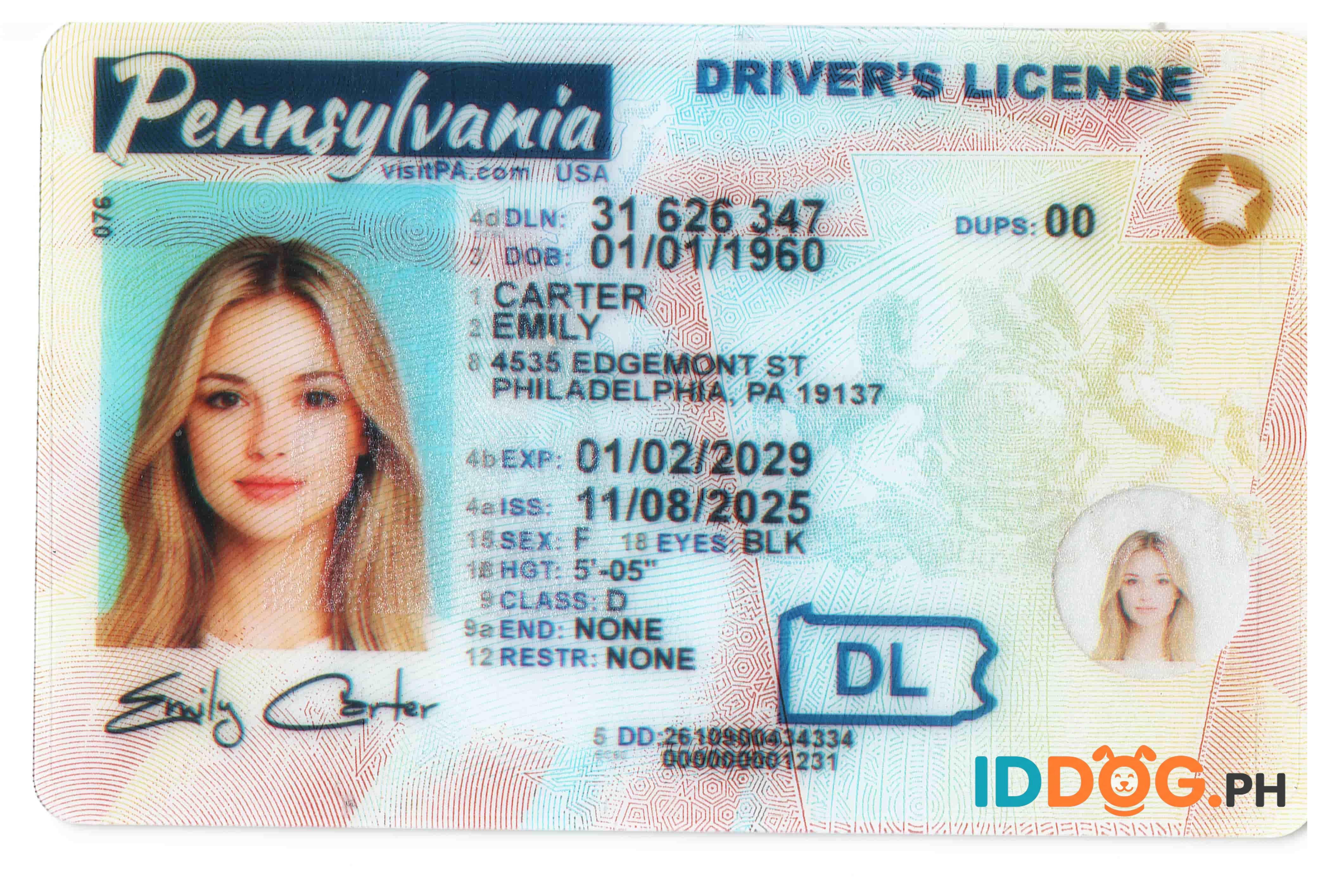 Pennsylvania Fake ID