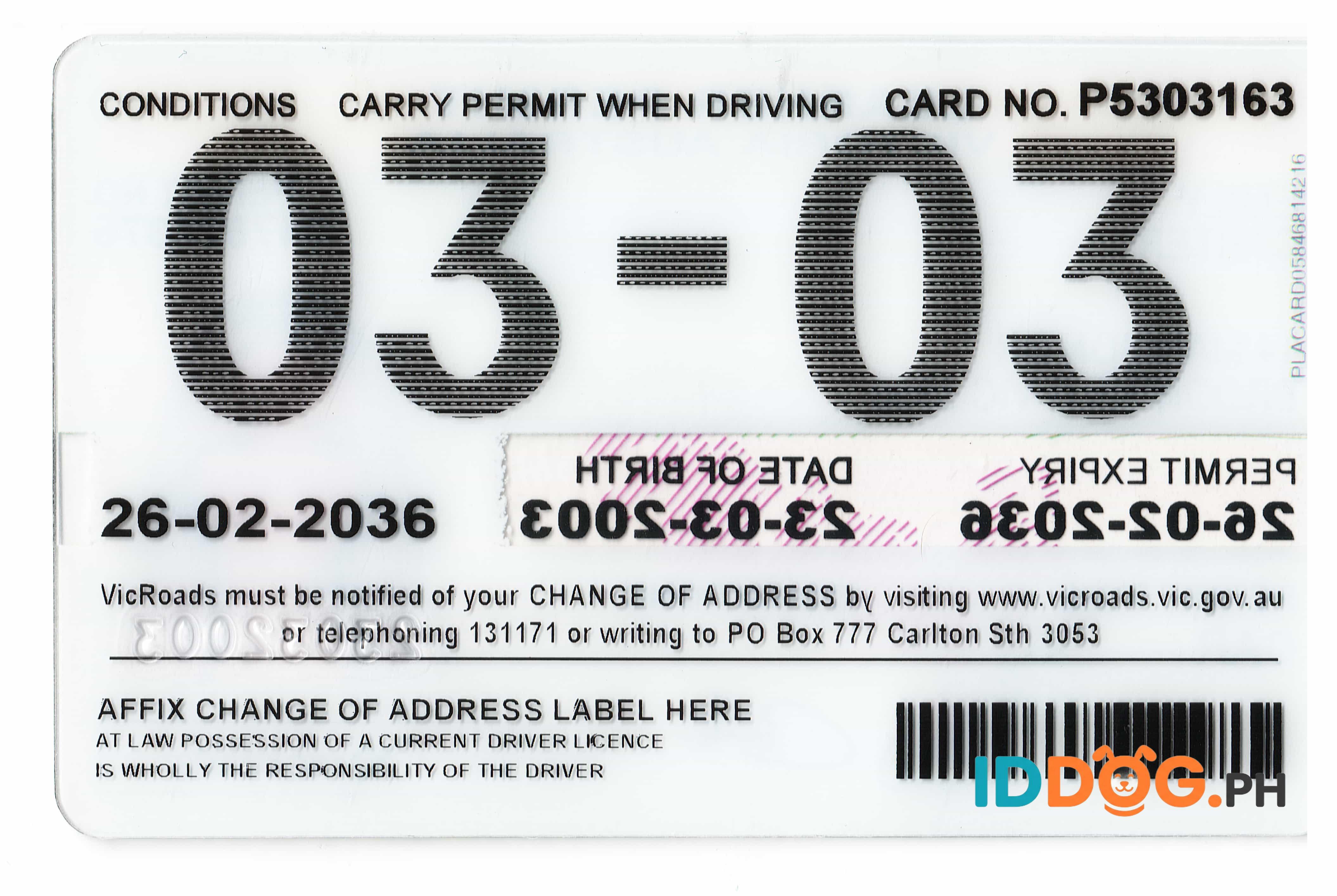 Victoria Fake ID
