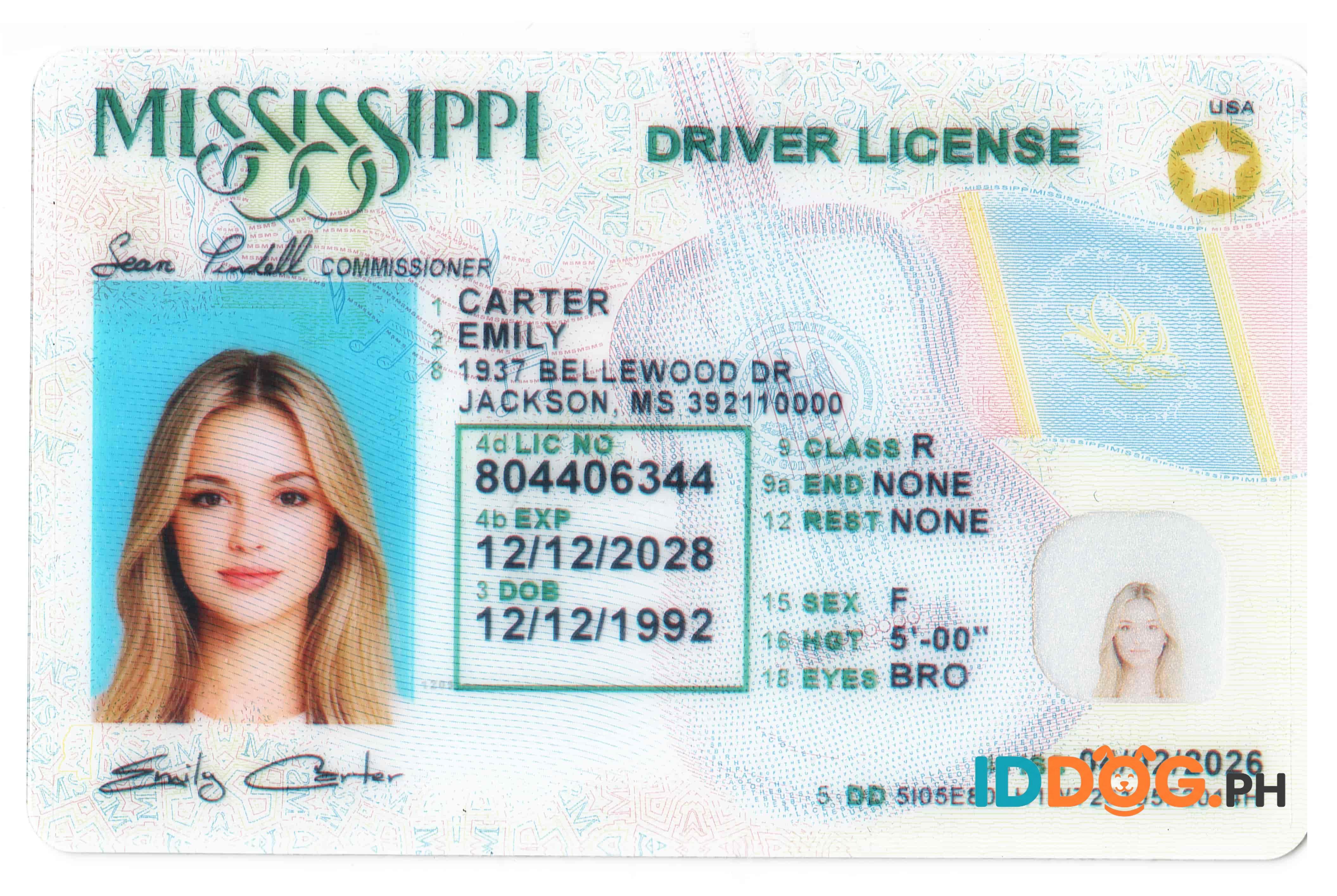 Mississippi Fake ID