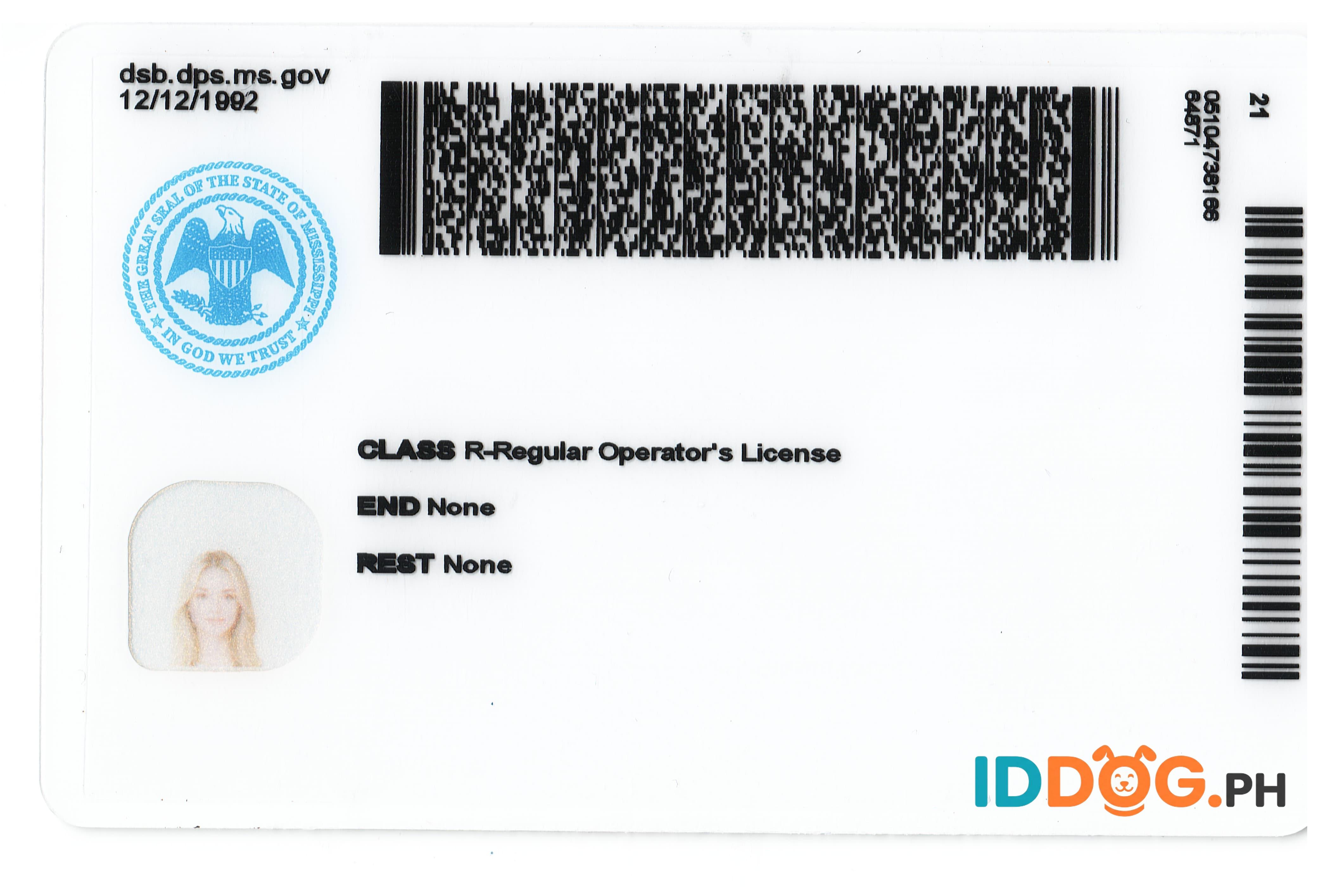 Mississippi Fake ID