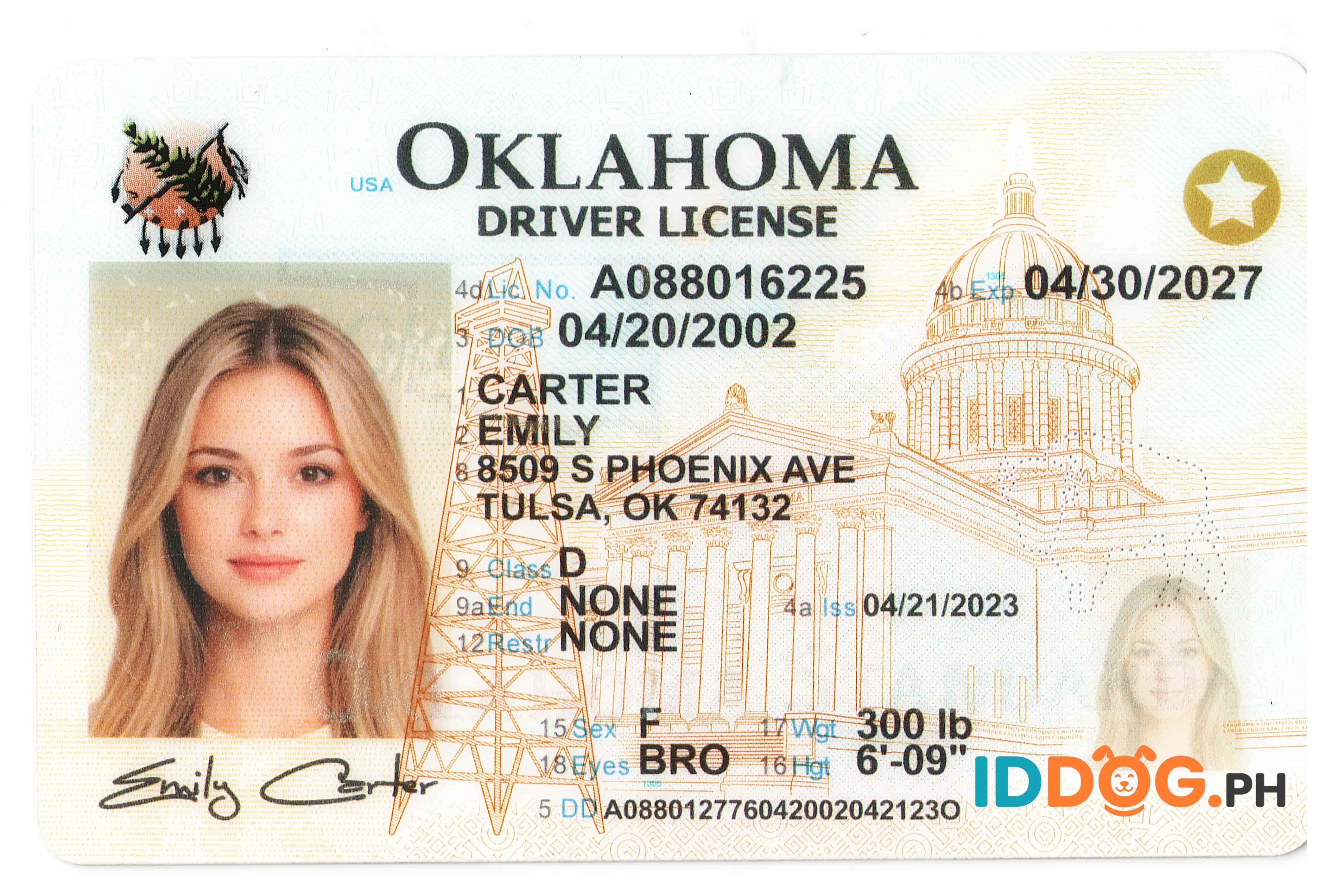 Oklahoma (NEW) Fake ID