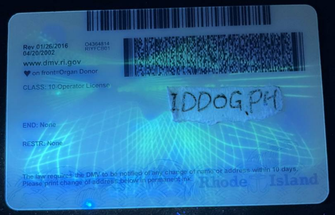 Rhode Island Fake ID