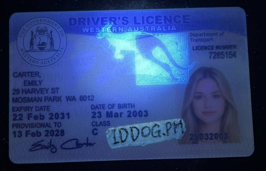 Western Australia-2 Fake ID