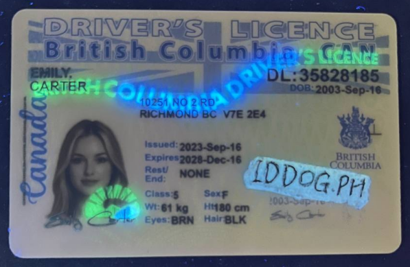 British Columbia Fake ID